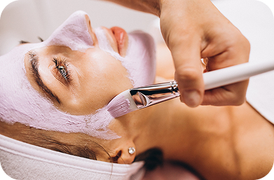 Soothing sensitive skin facial treatment in Kennesaw, GA, calming redness and irritation.